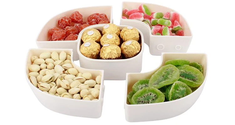 Chinese new year candy box: how we assemble our tray of togetherness Chinese New Year Decoration Plastic Candy Snack Tray With Lid And