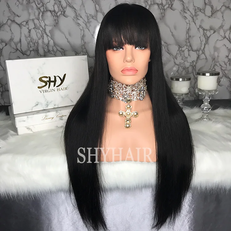 

130% Density Cheap Straight Lace Front Wigs