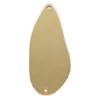 Irregular Shape Aluminium Alloy Earring Stone-shaped Pendant