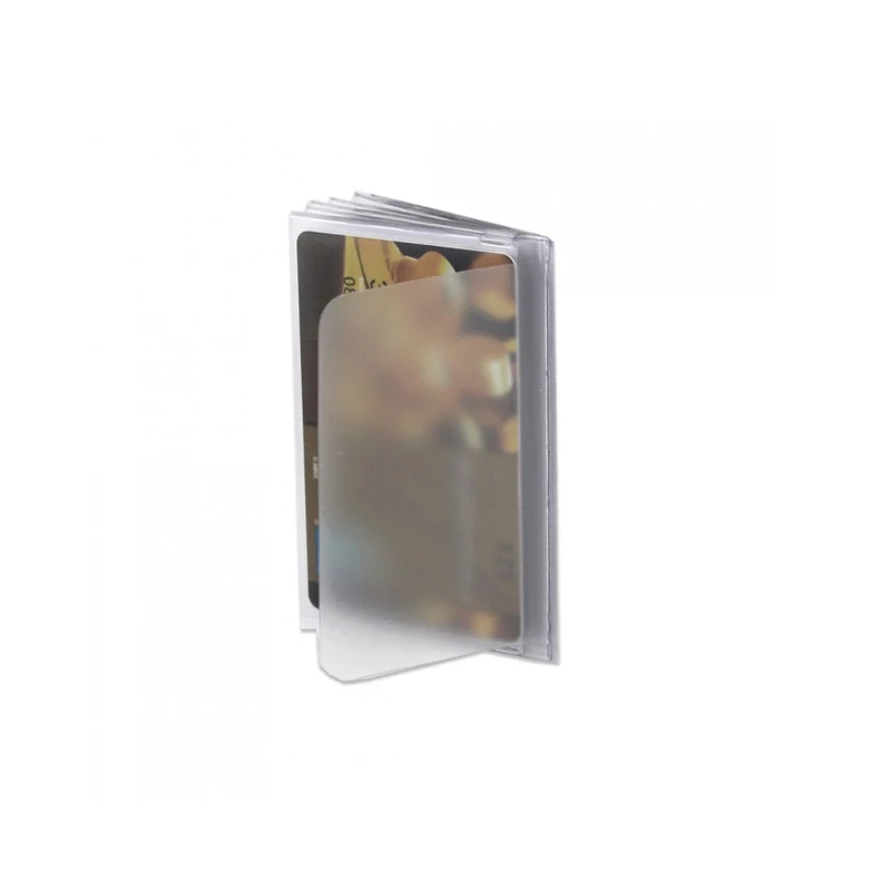 

Best selling custom soft plastic pvc index transparent clear waterproof id credit card case holders