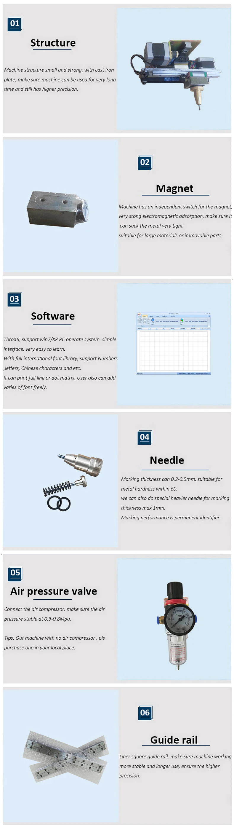 Dot Peen Handheld Dot Peen Marking Machine Metal Marking Machinery