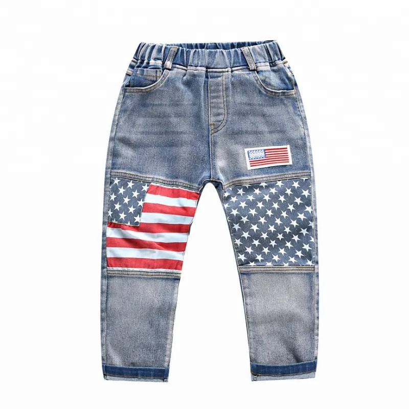 

Autumn 2018 high quality 2-10T child new style kid casual denim jean pants child boys long jeans, Sample or can be customized