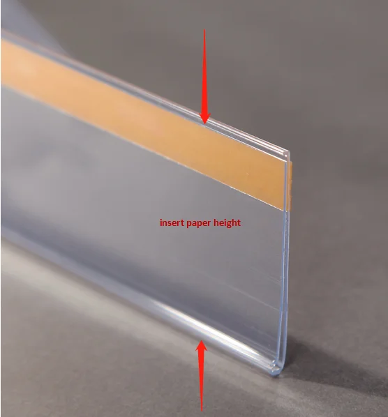 Dbr40 40mm H Pvc Extrusion Shelving Clear Flat Plastic Strips Buy Flat Plastic Strips,Clear