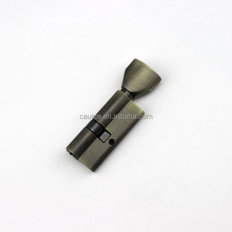 
AB finish zinc 70mm door lock cylinder for Pakistan market 