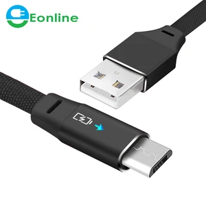 Micro USB Breathing Light Fast Charge Data Cable