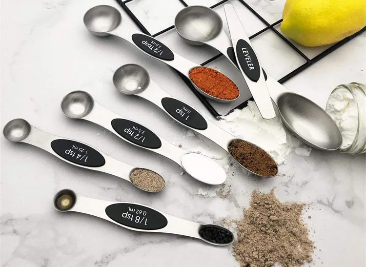 Heavy Duty Stackable Teaspoon And Tablespoon Stainless Steel Double ...