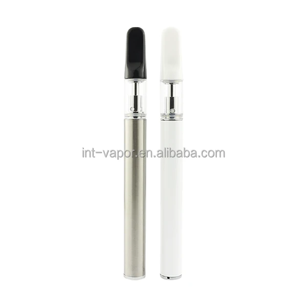 
2018 wholesale disposable ceramic glass tank pen Slim Vape pen 400mah vape battery cbd oil Pen 510 custom logo 