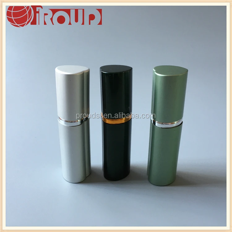 
5ML Aluminum heart shaped mini travel perfume atomizer 