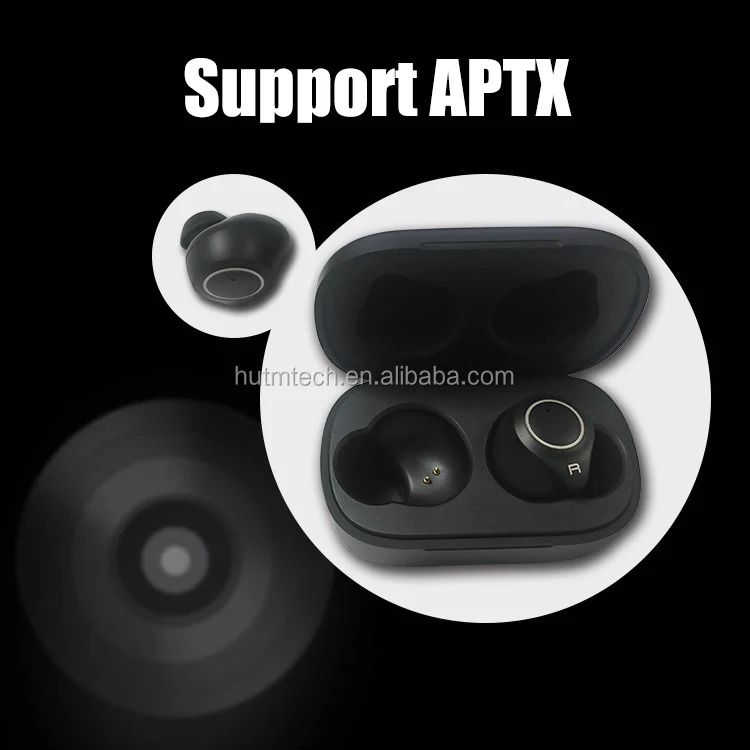 New Aptx Invisible Bluetooth Tws Earbuds Stereo Hifi Sound Wireless