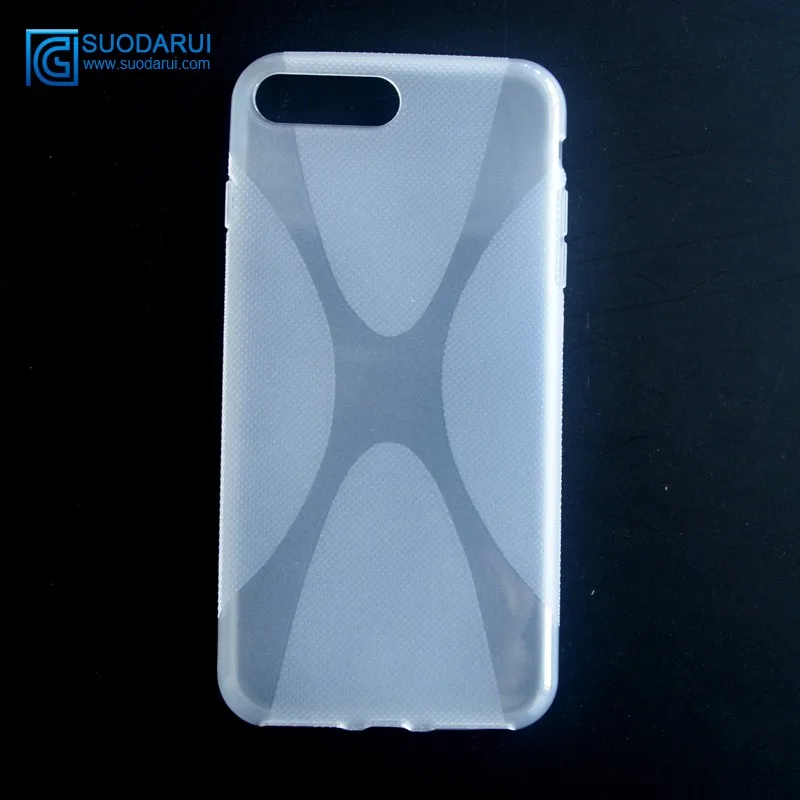 In stock Soft Gel Matte TPU Case For iphone 7 plus silicone cover