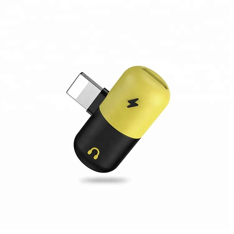 

Fashion Hot Model Pill Shaped Audio Adapter For Iphone X