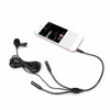 wholesale lavalier microphone with earphone splitter with video camera external mic
