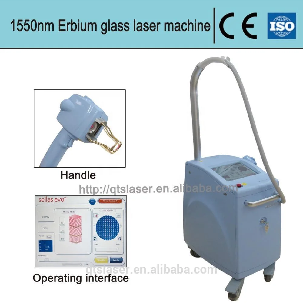 Ce Approved Erbium Laser Therapy Machine 1550 Er Glass Laser Acne Scar
