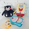 OXGIFT Wholesale Price Amazon Child Fashion cute Children Animal Cartoon Sponge baby Bear Hand Messenger Shoulder Chain Bag
