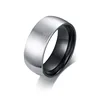 8mm Brushed Matt Gold Ring For Men Simple Stainless Steel Rings Jewelry Women
