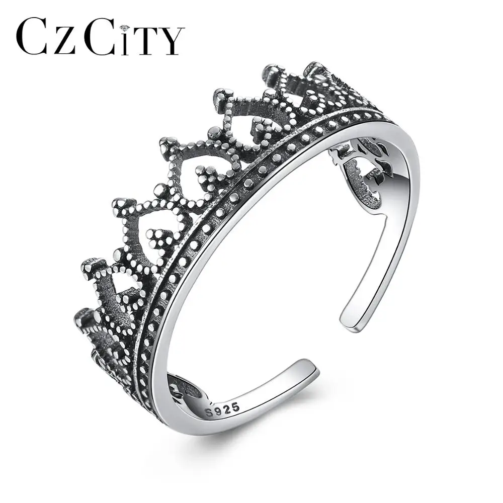 

CZCITY Wholesale Fashion Thailand Sterling Silver Crown Ring
