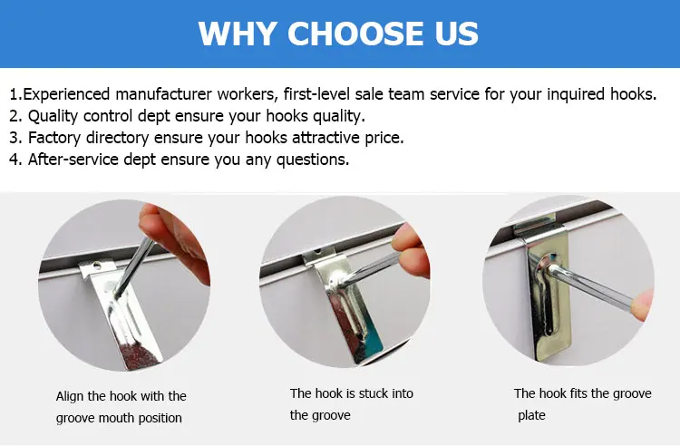 slatwall single hook