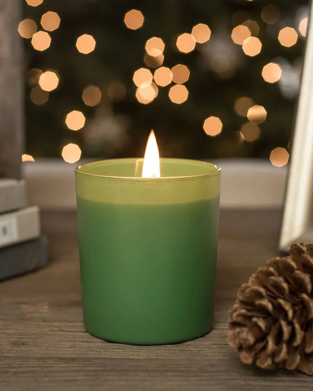 Balsam Hill Fir Forest Scented Italian Candle | Green | 4.1" High | 3" Round