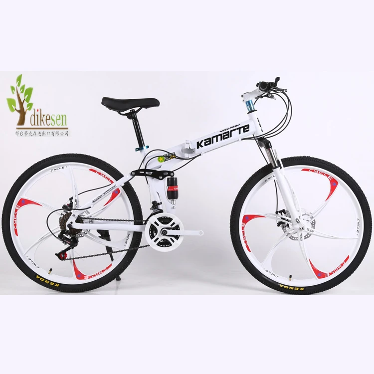

Chinese high-end 4-bearings Titanium bike MTB Mountain Bike with oil disc groupset folding mountain bike 6 knives tire, Customized