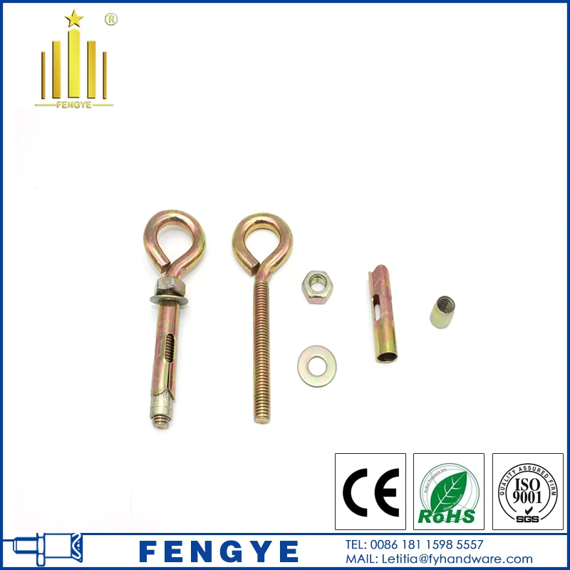 
Eye Hook Sleeve Anchor Bolt with Zinc Plated 