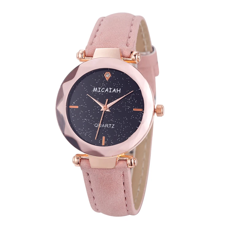 

Good design multi color promotion watch for ladies with black dial, Any strap color is ok