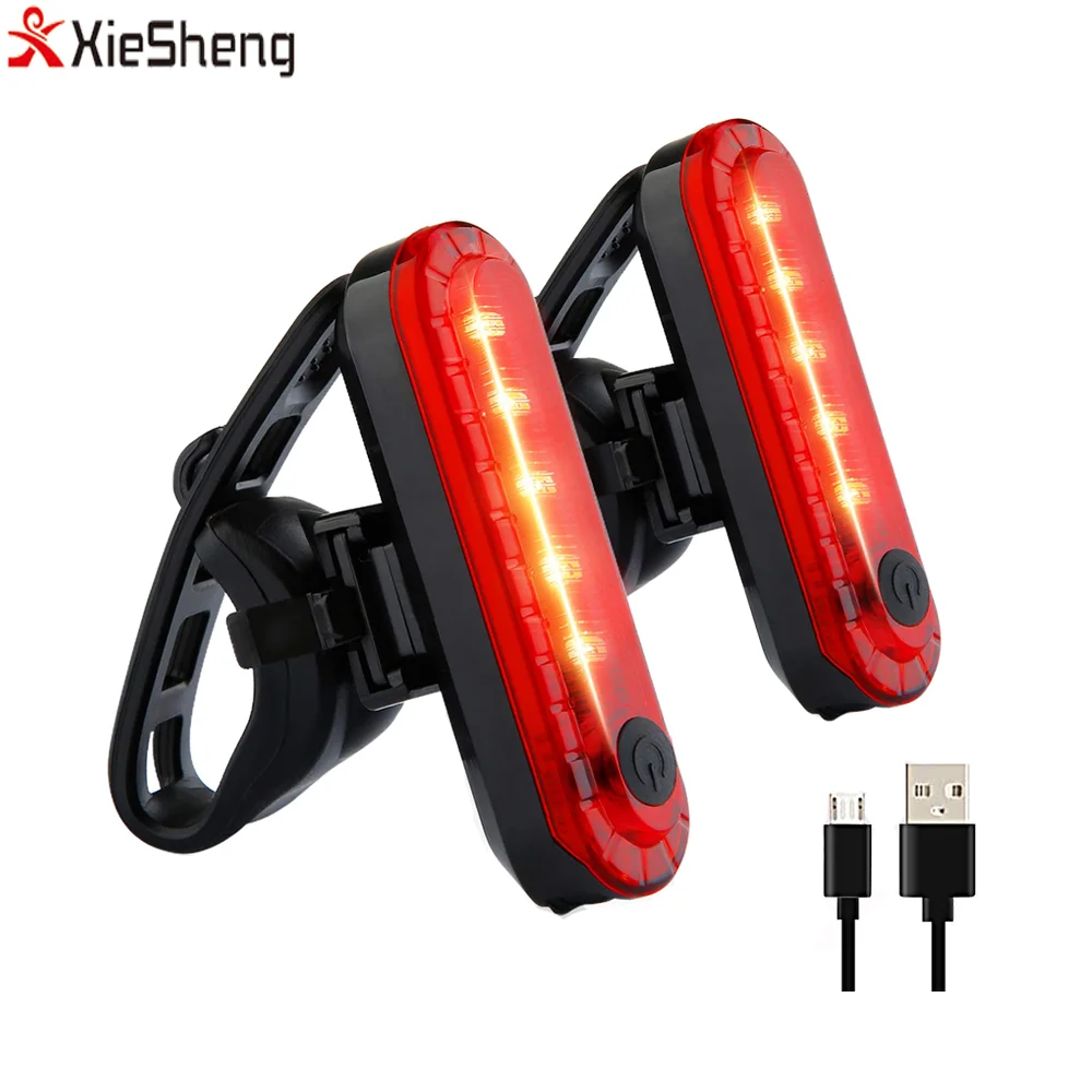 USB Rechargeable LED Bicycle Rear light Waterproof LED Bike Tail Light