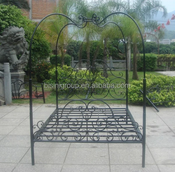 Bisini Luxus Eisen Schlafzimmermöbel/hochwertige Prinzessin Bett Krone