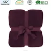 Large 90"x90" Queen Size Bed Fleece Throw Blanket Soft Fuzzy Plush Sofa Couch/Wine Color