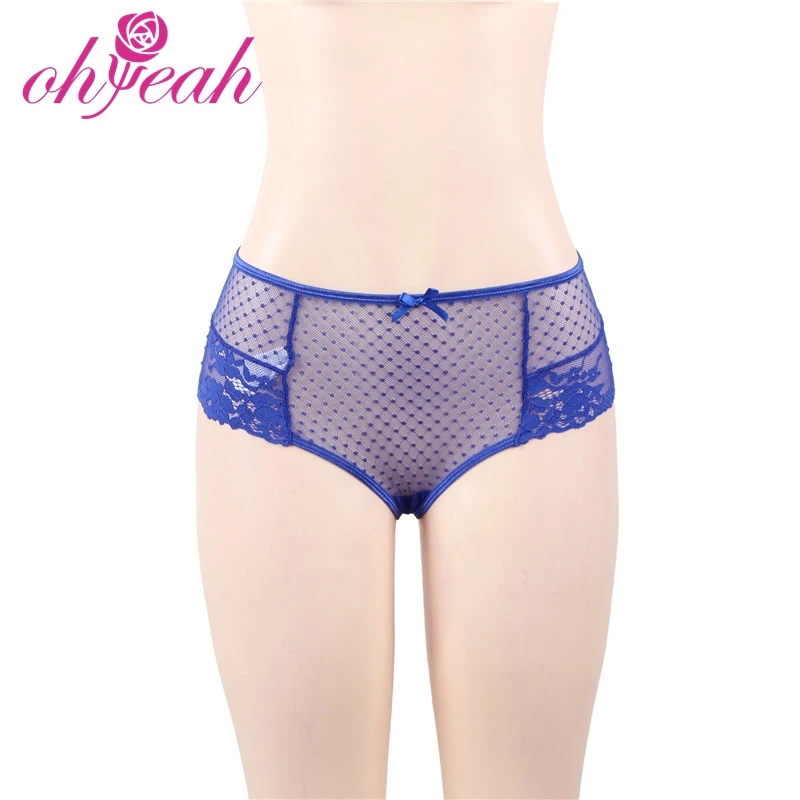 

Transparent wholesale blue ladies sexy transparent underwear