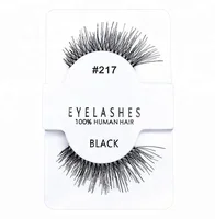 

Factory wholesale handmade wispy lashes full strip lashes human hair eyelashes