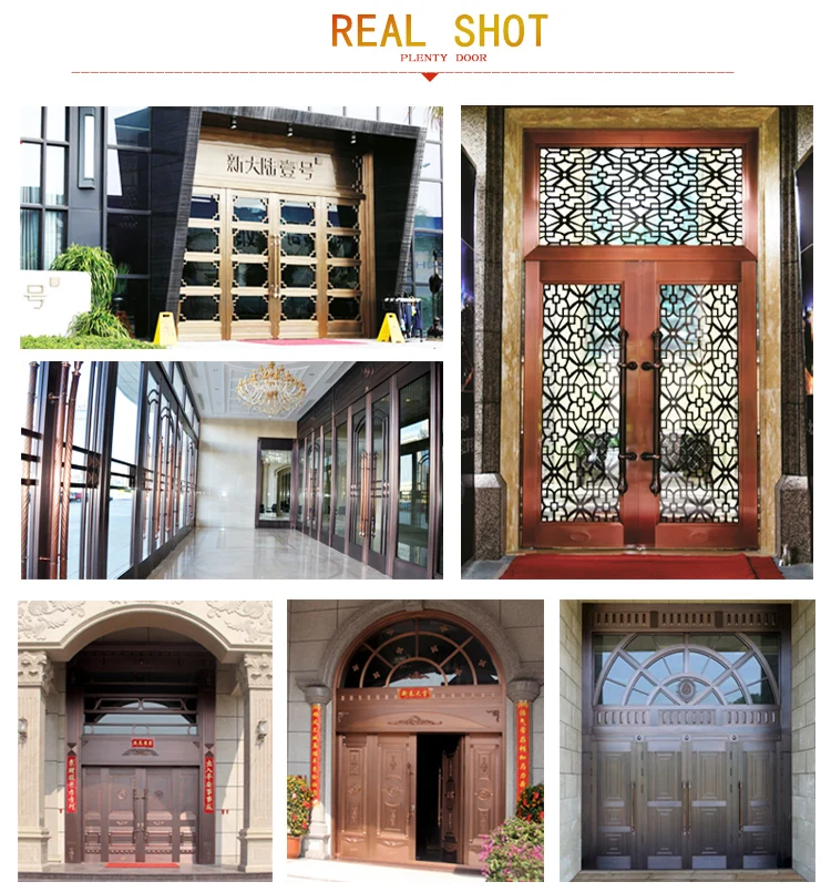 Uvproof Bronze Colored Steel Copper Entry Exterior Doors Buy Copper