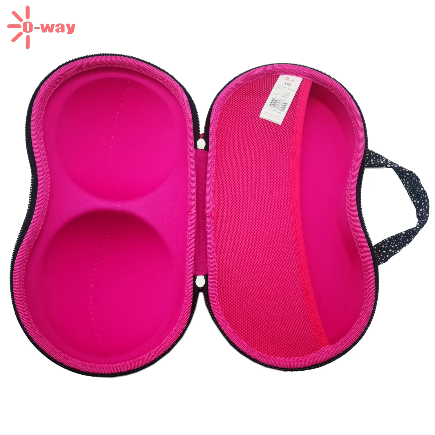 
Travel Home Portable Hard Shell EVA material Bra Case with handle 