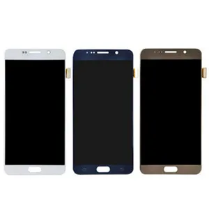Mobile Phone Repair Parts For Samsung Galaxy Note 5 N9200 LCD Display Screen + Touch Digitizer Blue/Gold/White