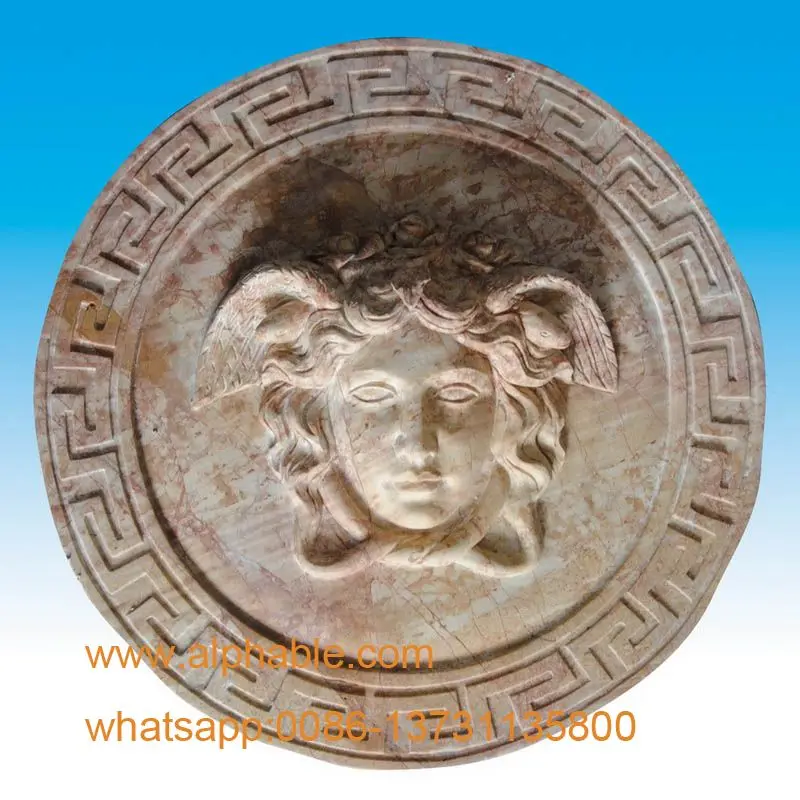 
Carved Natural Stone Relief Modern Style Wall Relief Sculpture 
