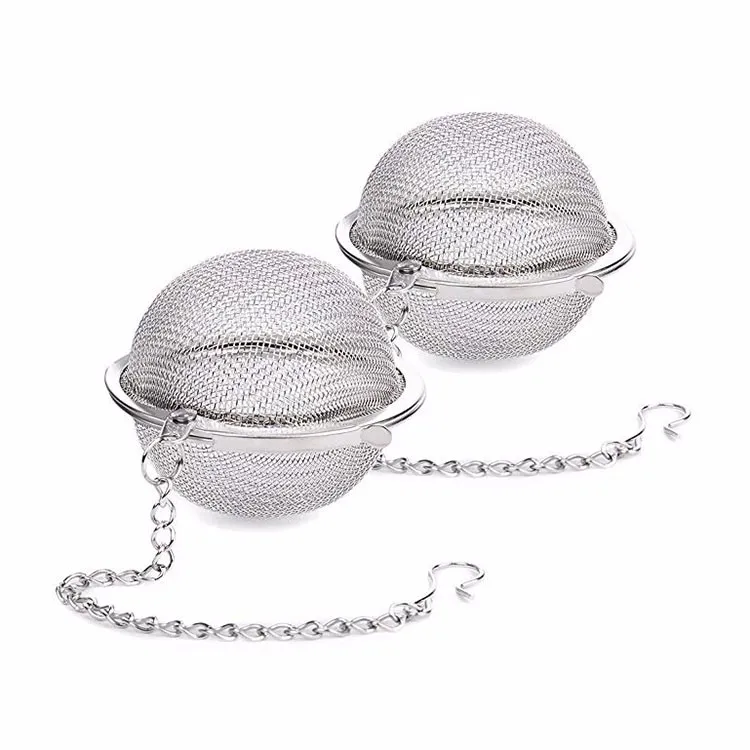 304 Seasoning Balls Stainless Steel Tea Pot Soup Hot Pot Spice Ball Leaking Taste Treasure Tea