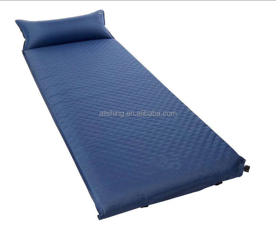 Wholesale Single Self Inflating Camping Roll Mat 210d Nylon