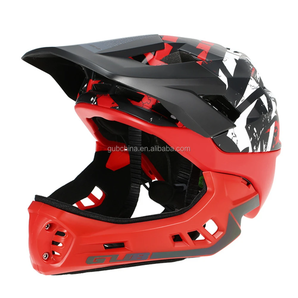Children Cycling Helmet Full Face Girls Boys Safety Protector Motorcycle Helmet 