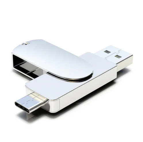 Promotional gift 2 in 1 Type C USB3.0 Flash Drive OTG USB Flash Drive Type C Micro Usb Stick 32GB 64GB Pendrive - ANKUX.COM