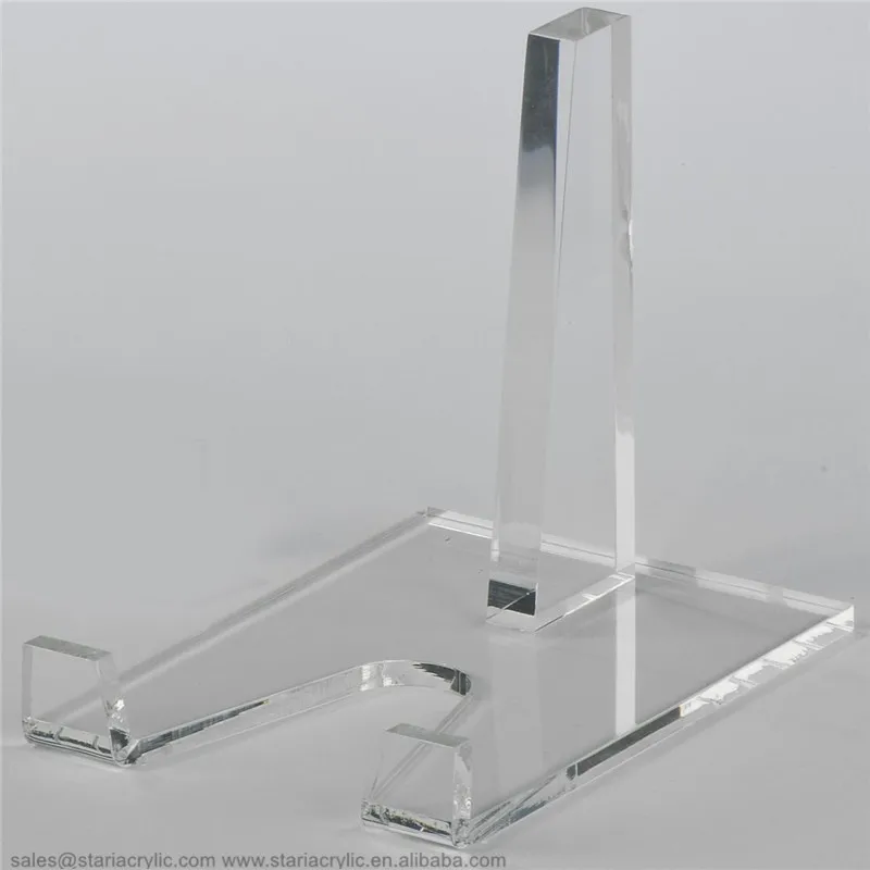 Clear Acrylic Plates Artwork Tile Rack Large Acrylic Plates Display