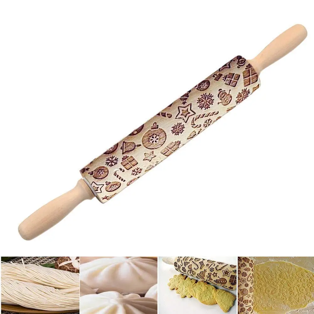 Assorted Cake Boss Decorating Tools Silicone Fondant Rolling Pin Guide Set