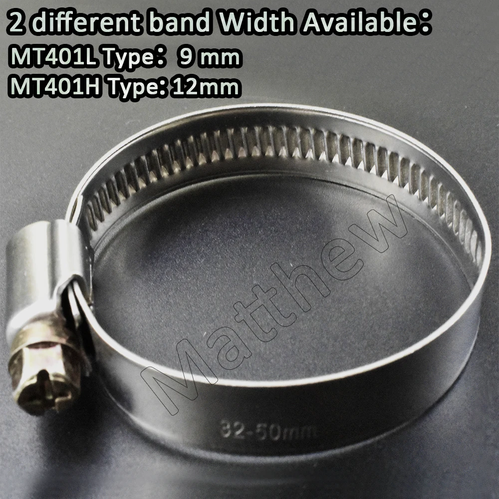 
Germany Type Non Perforated Stainless Steel Hose Clamp 