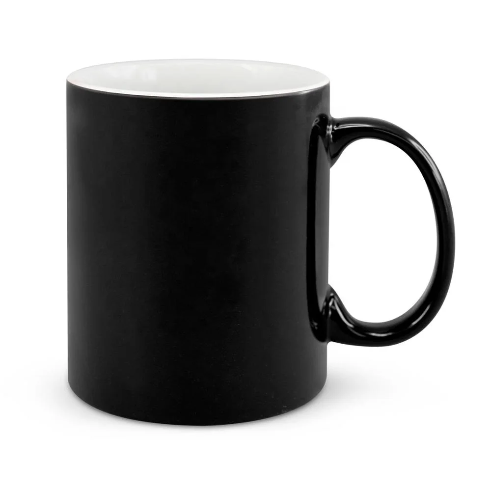 Super quality shiny black blank sublimation coating liquid mugs