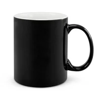 

Super quality shiny black blank sublimation coating liquid mugs