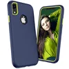3 in 1 hybrid shockproof defender armor phone cover for iphone xr xs max,hit color phone case for iphone xr xs max