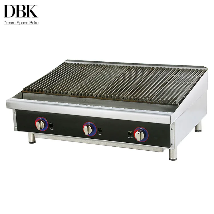 Top Quality Bbq Grills Countertop Used Lava Stone Commercial Gas