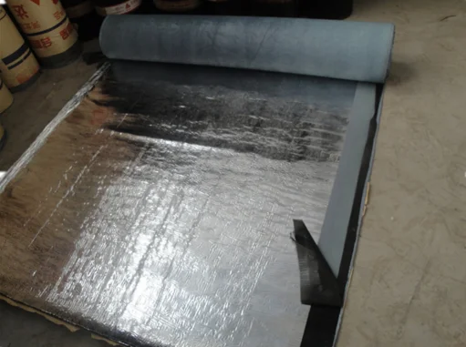 High polymer bitumen self adhesive waterproof roofing materials