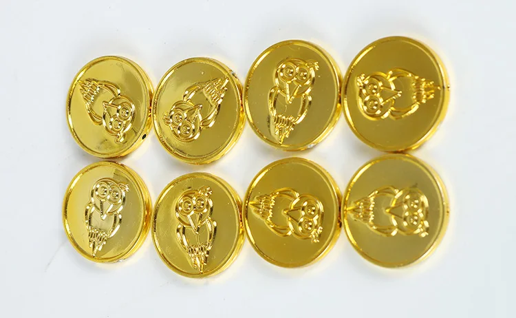 plastic pirate gold coin