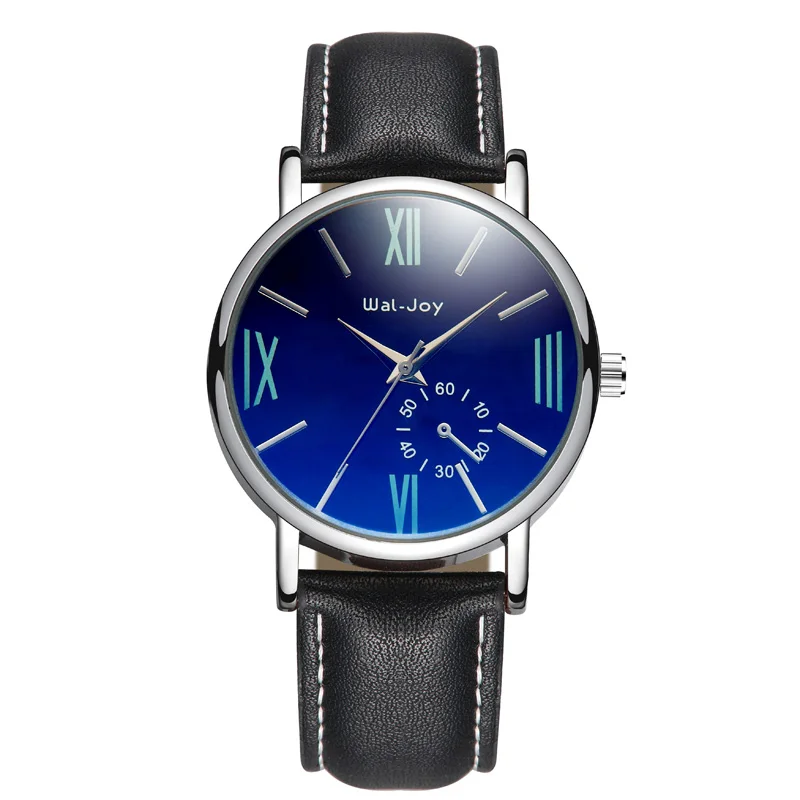 

WJ-8102 New Design Factory Business Men Watches Waterproof Low OEM Handwathces Quartz Leather Wrist Watches