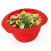 home and camping silicone prep bowls food fruit noddle dinner deecor filter ,Collapsible Camping Bowl , Portable Outdoor tray