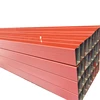 ERW mild structural welded black or HDG hot dipped galvanized square steel pipe with price